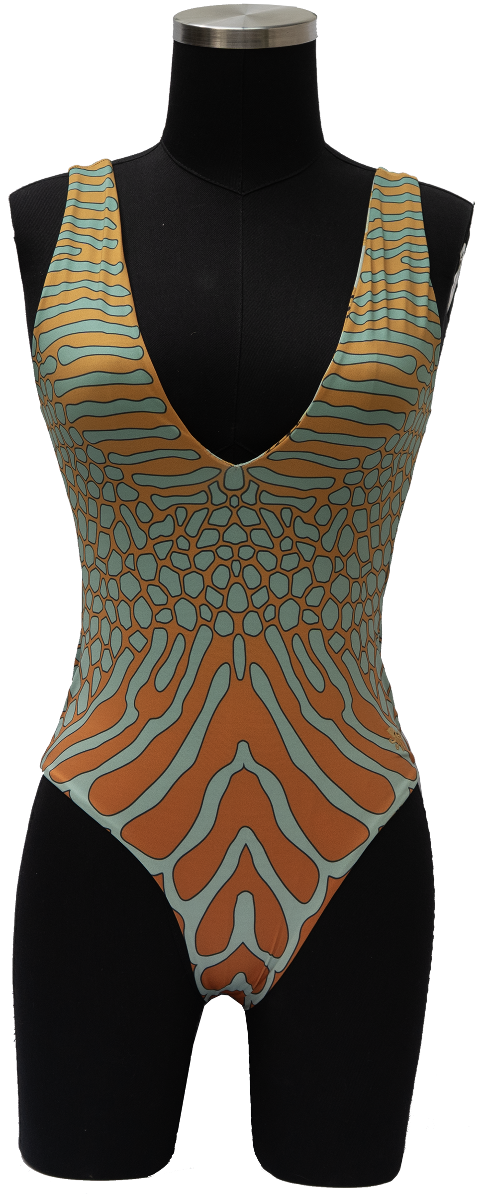 AGUA ORNATE COWFISH/YELLOW BOX FISH REVERSIBLE ONE PIECE