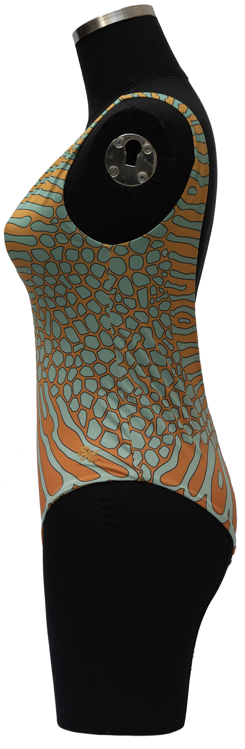 AGUA ORNATE COWFISH/YELLOW BOX FISH REVERSIBLE ONE PIECE