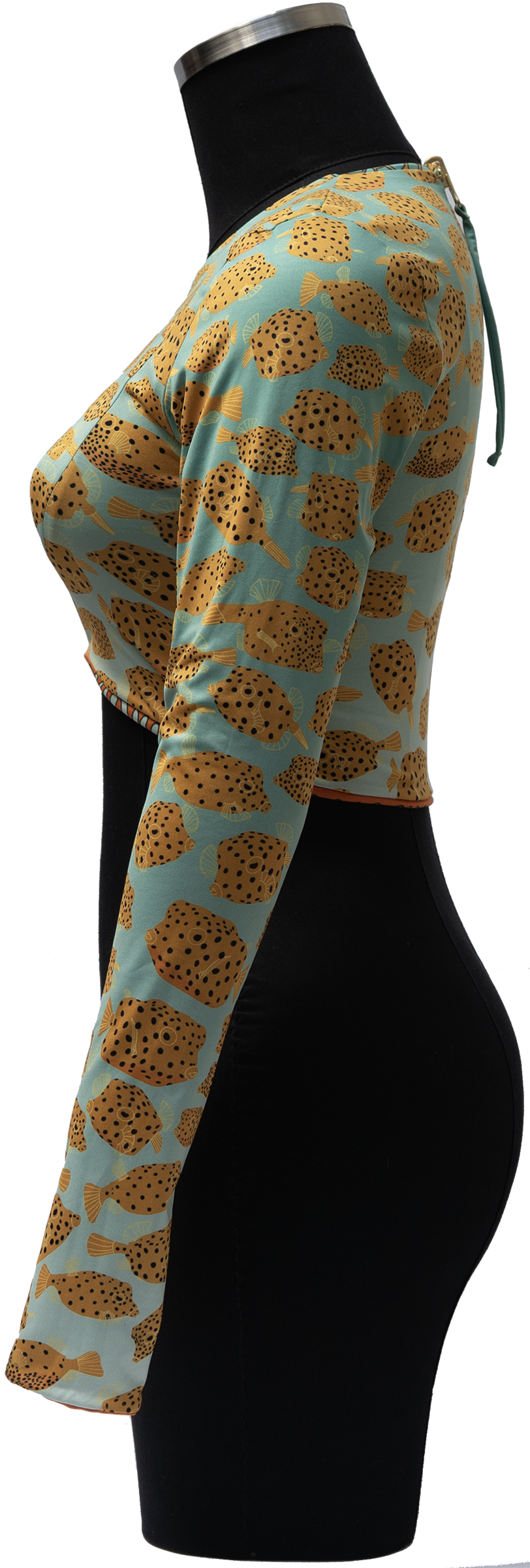 ACUIFERO ORNATE COWFISH/YELLOW BOX FISH REVERSIBLE TOP