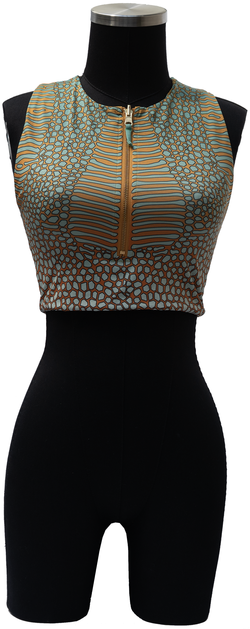 ARROYO ORNATE COWFISH/YELLOW BOX FISH REVERSIBLE TOP