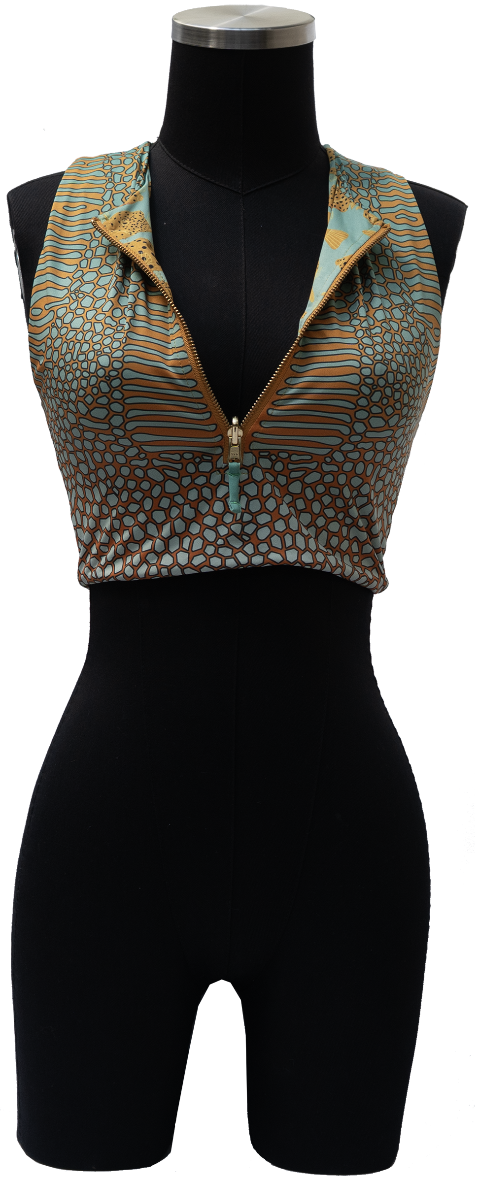 ARROYO ORNATE COWFISH/YELLOW BOX FISH REVERSIBLE TOP