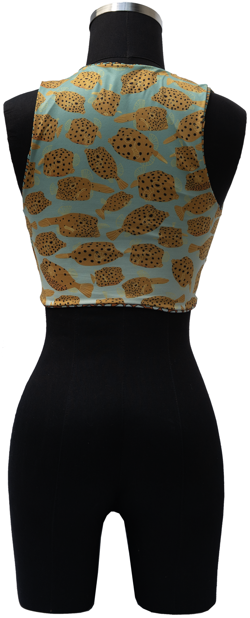 ARROYO ORNATE COWFISH/YELLOW BOX FISH REVERSIBLE TOP