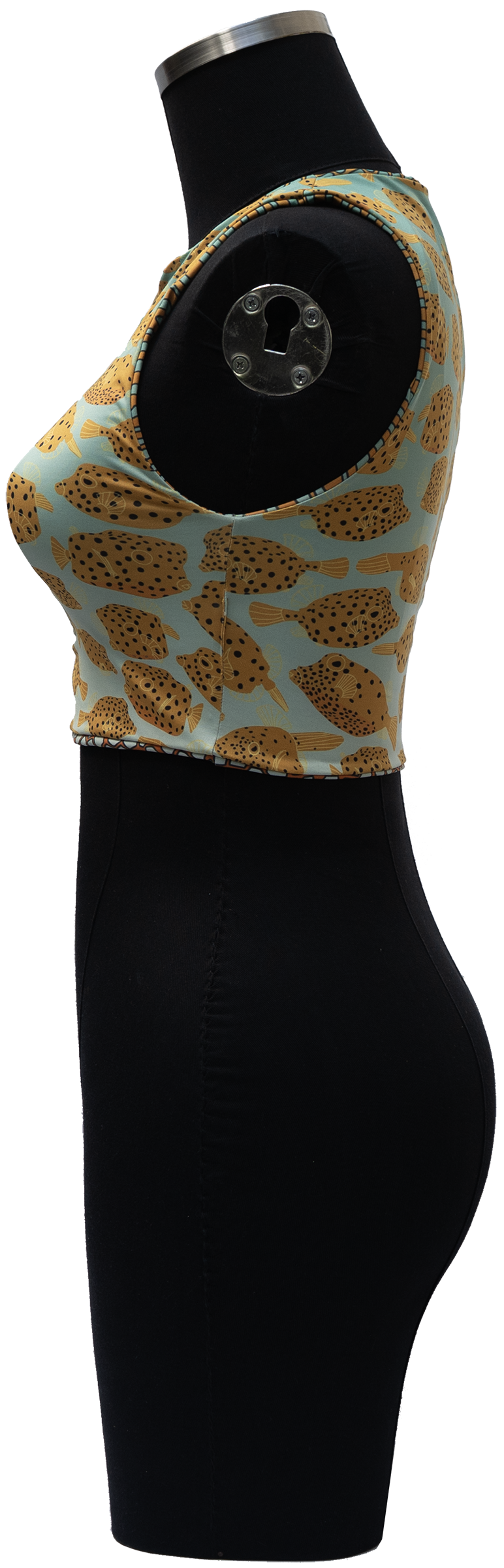 ARROYO ORNATE COWFISH/YELLOW BOX FISH REVERSIBLE TOP