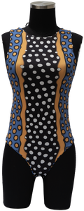 OCEANO BLUE BOX FISH REVERSIBLE ONE PIECE