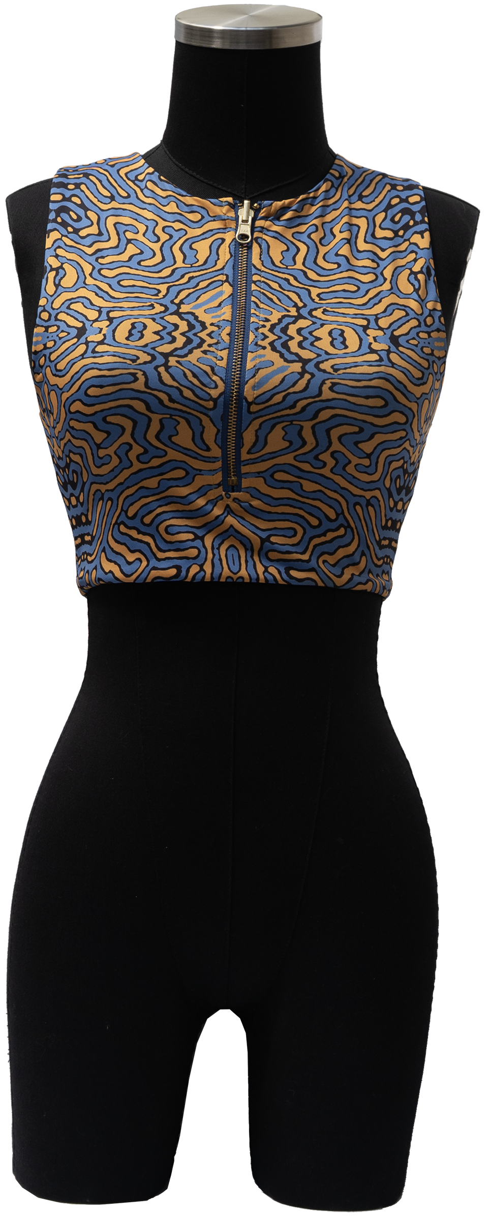 ARROYO HAMMERHEAD SHARK/MAP PUFFERFISH REVERSIBLE TOP