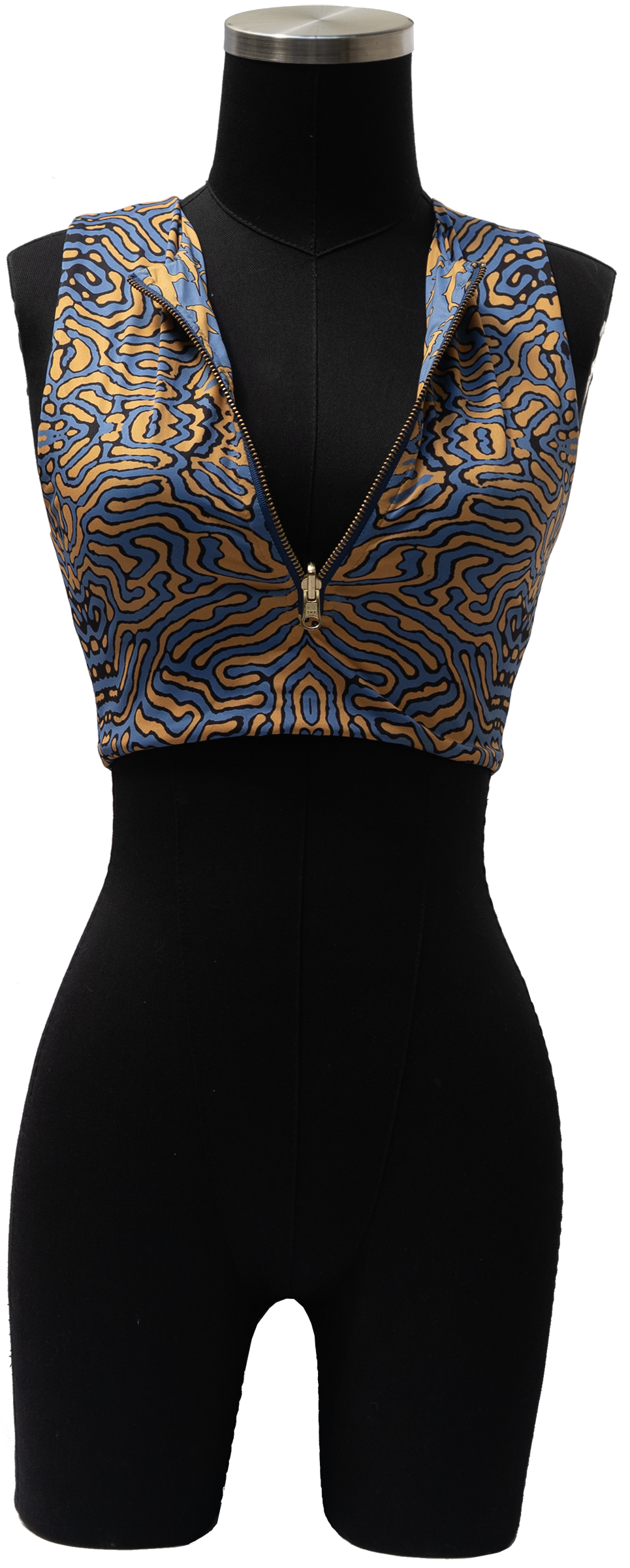 ARROYO HAMMERHEAD SHARK/MAP PUFFERFISH REVERSIBLE TOP