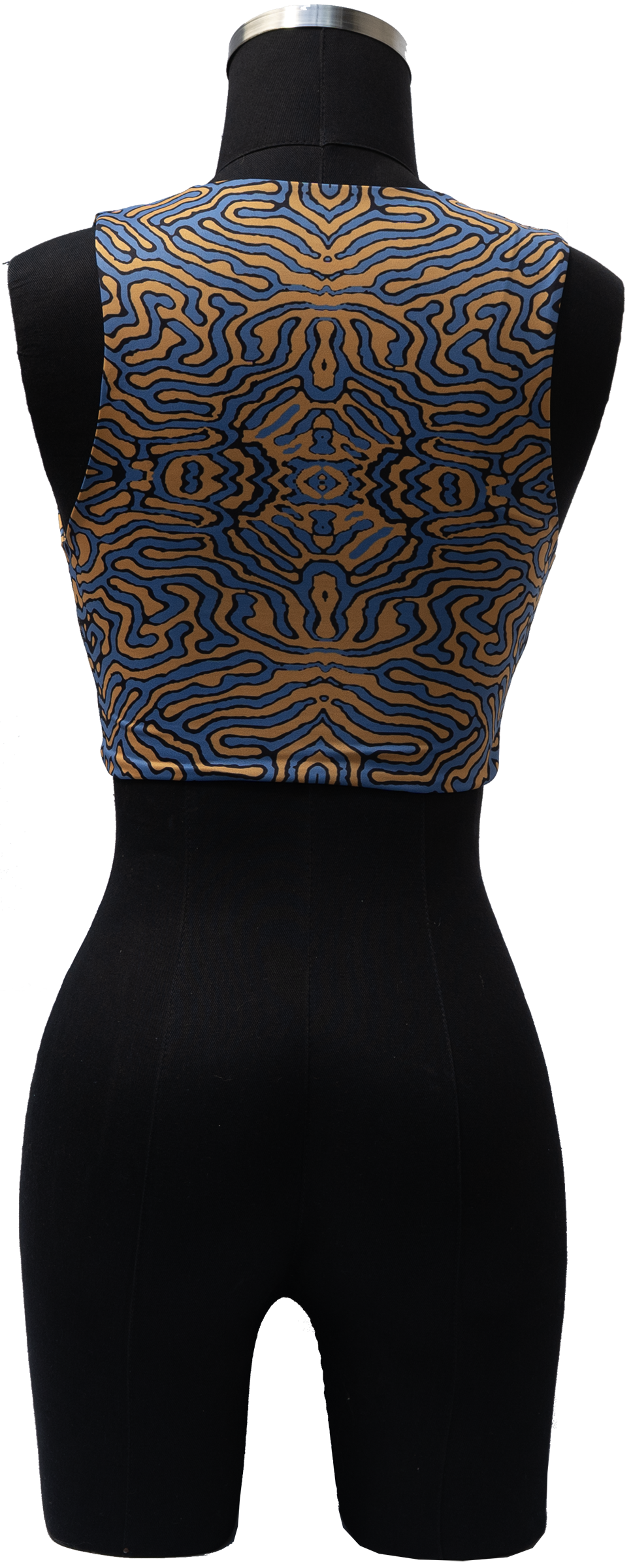 ARROYO HAMMERHEAD SHARK/MAP PUFFERFISH REVERSIBLE TOP