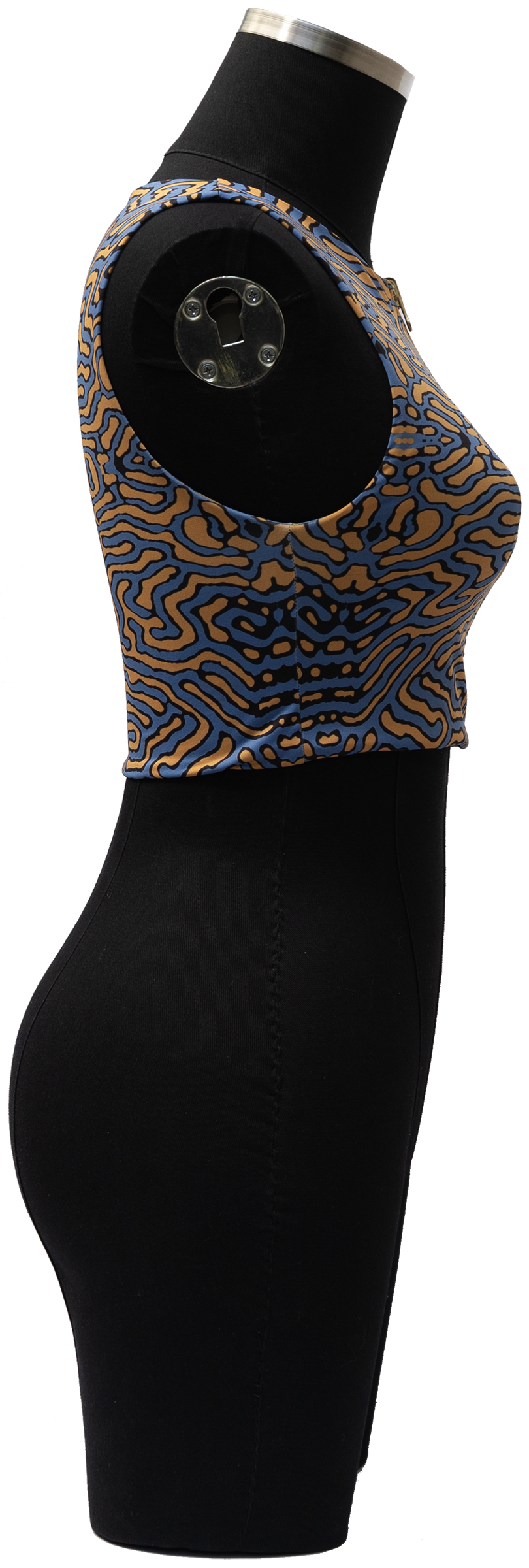 ARROYO HAMMERHEAD SHARK/MAP PUFFERFISH REVERSIBLE TOP