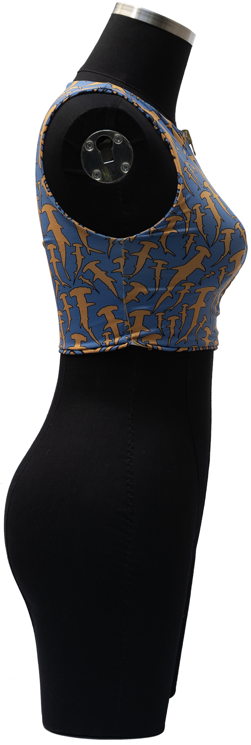 ARROYO HAMMERHEAD SHARK/MAP PUFFERFISH REVERSIBLE TOP