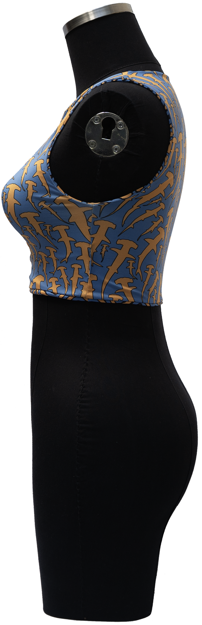 ARROYO HAMMERHEAD SHARK/MAP PUFFERFISH REVERSIBLE TOP