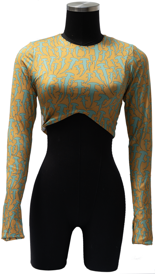 ACUIFERO HAMMERHEAD SHARK/BLUE RINGED OCTOPUS REVERSIBLE TOP